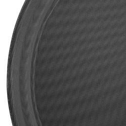 Olympia Kristallon Fibreglass Round Non-Slip Tray Black