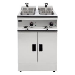 Lincat Twin Tank Twin Basket Free Standing Electric Fryer J12