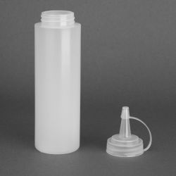 Vogue Clear Squeeze Sauce Bottle 8oz