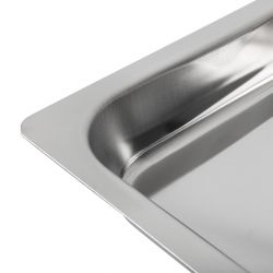 Matfer Bourgeat Stainless Steel 1/1 Gastronorm Roasting Dish