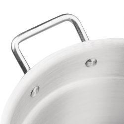 Vogue Aluminium Double Boiler Pan With Lid 28cm