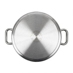 Matfer Bourgeat Excellence Stainless Steel Casserole Pan 24cm