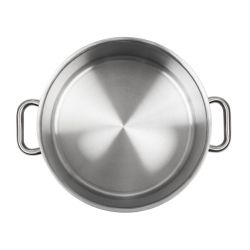 Matfer Bourgeat Excellence Stainless Steel Casserole Pan 24cm