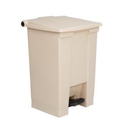 Rubbermaid Step-On Pedal Bin Beige 45.5Ltr