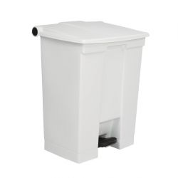 Rubbermaid Step-On Pedal Bin White 68Ltr