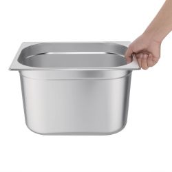 Vogue Stainless Steel 1/2 Gastronorm Tray