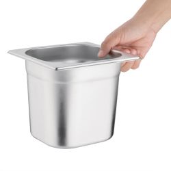 Vogue Stainless Steel 1/6 Gastronorm
