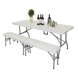 Bolero Centre Folding Bench 6ft