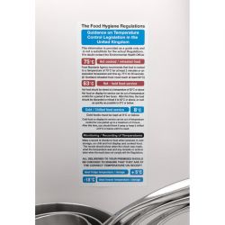 Vogue 2006 Food Act Cook Chill Guidelines Sign