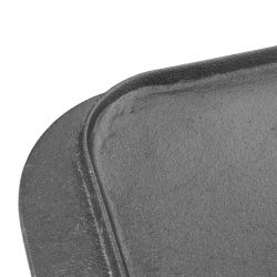 Vogue Reversible Cast Iron Double Griddle Pan 26cm
