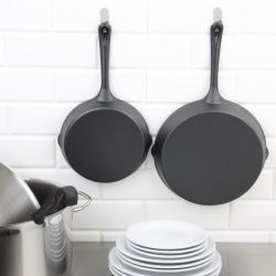Vogue Round Cast Iron Skillet Pan 20cm