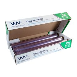 Wrapmaster Cling Film 460mm x 300m (3 pack)