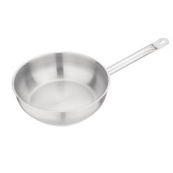 Vogue Stainless Steel Saut Pan 24cm