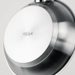 Vogue Stainless Steel Frying Pan 20cm