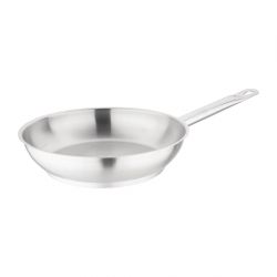 Vogue Stainless Steel Frying Pan 24cm