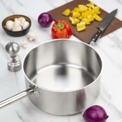 Vogue Stainless Steel Saucepan 28cm