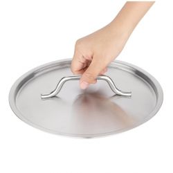 Vogue Stainless Steel Saucepan Lid 24cm