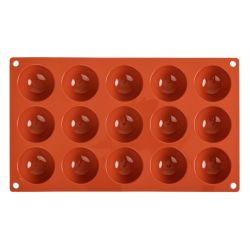 Pavoni Formaflex Silicone Half Sphere Mould 15 Cup
