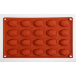 Pavoni Formaflex Silicone Non-Stick Mini-Madeleine Mould 20 Cup