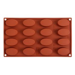 Pavoni Formaflex Silicone Oval Mould 16 Cup