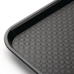 Olympia Kristallon Polypropylene Fast Food Tray Black
