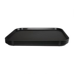 Olympia Kristallon Polypropylene Fast Food Tray Black