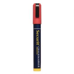 Securit 6mm Liquid Chalk Pen Red