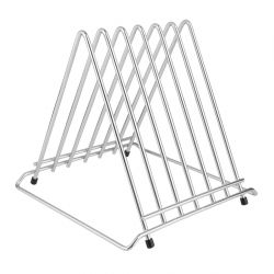 Hygiplas High Density Chopping Board Set with Rack 455x305x12mm (6 Pack)