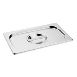 Vogue Gastronorm Tray Set with Lids 1/9 (6 pack)