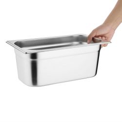 Vogue Stainless Steel Gastronorm Tray Set 8 x 1/3