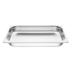 Vogue Stainless Steel 1/1 Gastronorm Trays 65mm (6 pack)