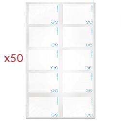 Puracycle Reusable Blank Label Pack (50 Labels, 2 Cloths) + Free Pens