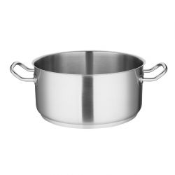 Vogue Stainless Steel Casserole Pan 28cm