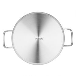 Vogue Stainless Steel Casserole Pan 28cm
