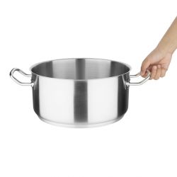 Vogue Stainless Steel Casserole Pan 28cm