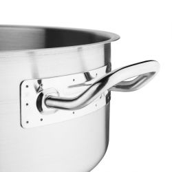 Vogue Stainless Steel Casserole Pan 36cm