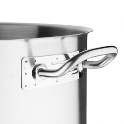 Vogue Stainless Steel Deep Stock Pot 40cm
