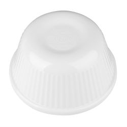 Olympia Kristallon Melamine Fluted Ramekins White 76mm (12 pack)