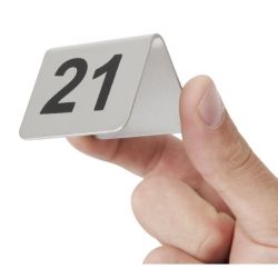 Olympia Stainless Steel Table Numbers 21-30 (10 Pack)