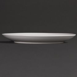 Olympia Whiteware Coupe Plates 250mm (12 Pack)