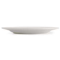 Olympia Linear Wide Rimmed Plates White 310mm (6 Pack)