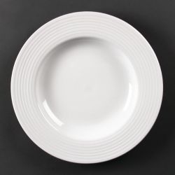 Olympia Linear Pasta Plates White 310mm (6 pack)
