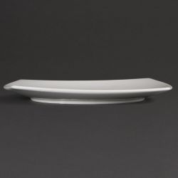 Olympia Whiteware Rounded Square Plates 305mm (6 Pack)