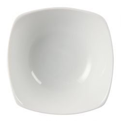 Olympia Whiteware Rounded Square Bowls 140mm (12 Pack)
