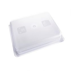 Vogue Polycarbonate 1/2 Gastronorm Container 65mm Clear