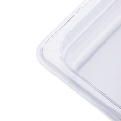 Vogue Polycarbonate 1/2 Gastronorm Container Clear