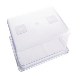 Vogue Polycarbonate 1/2 Gastronorm Container Clear