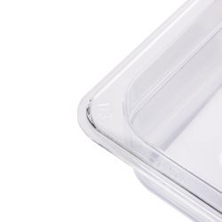 Vogue Polycarbonate 1/3 Gastronorm Container 65mm Clear