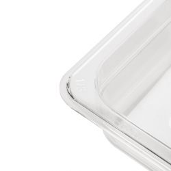Vogue Polycarbonate 1/3 Gastronorm Container 200mm Clear