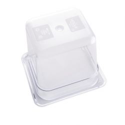 Vogue Polycarbonate 1/6 Gastronorm Container Clear